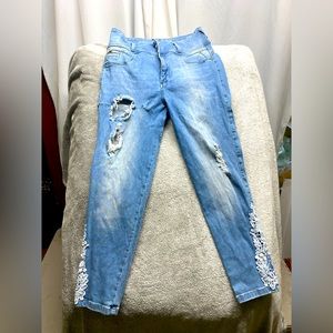 Verox Skinny Ripped Jeans